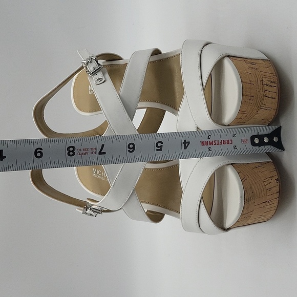 905- MICHAEL Michael Kors Suki Leather Platform Sandal Size 7 M NWT - Picture 6 of 14